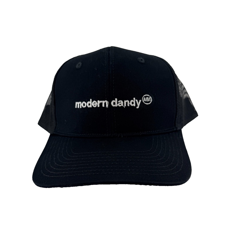 Modern‎ Dandy Trucker Hat Black Mesh Snapback Adjustable Baseball Cap